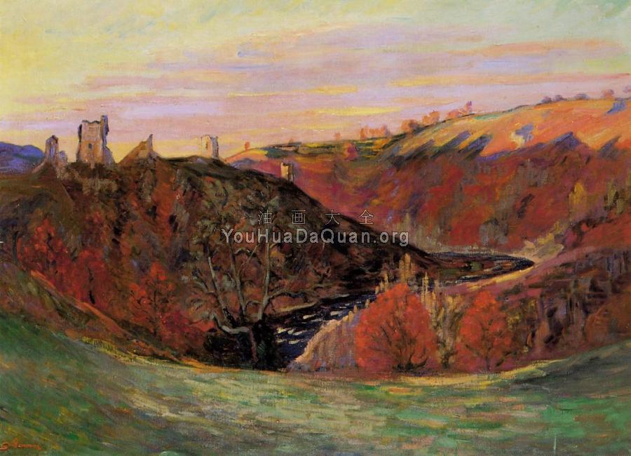 Sunset on the Creuse - 阿曼·吉约曼